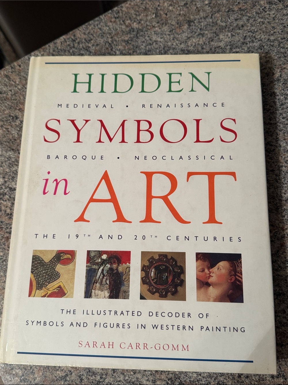 Rizzoli Hidden Symbols in Art — Red, Green, Orange, Pink, Black, Cream